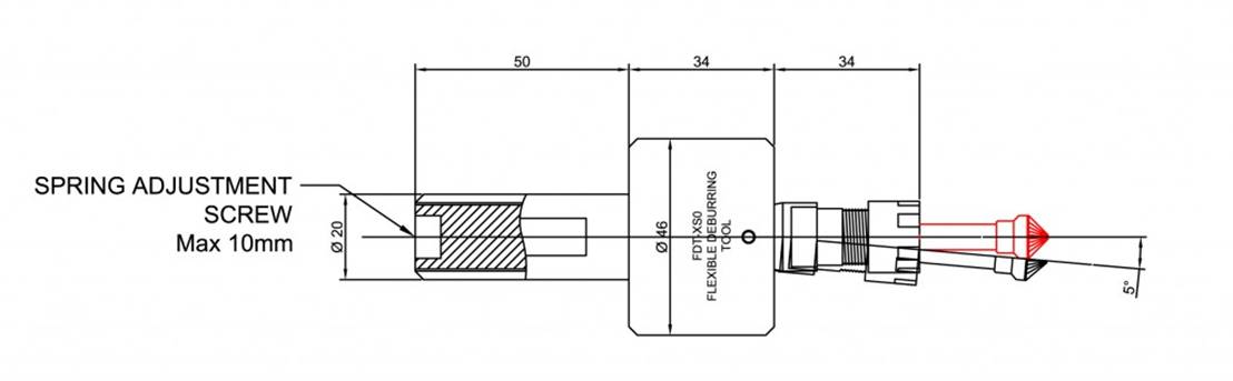 浮動去毛刺倒角刀柄圖紙 浮動去毛刺倒角刀柄圖紙
