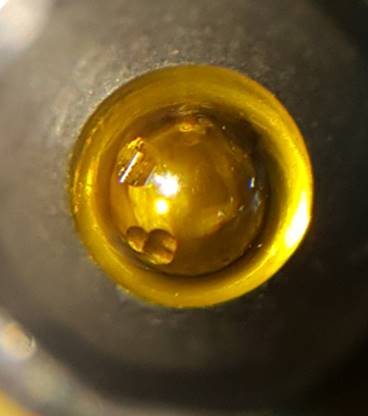 磨損后的金剛石滾壓頭 磨損后的金剛石滾壓頭